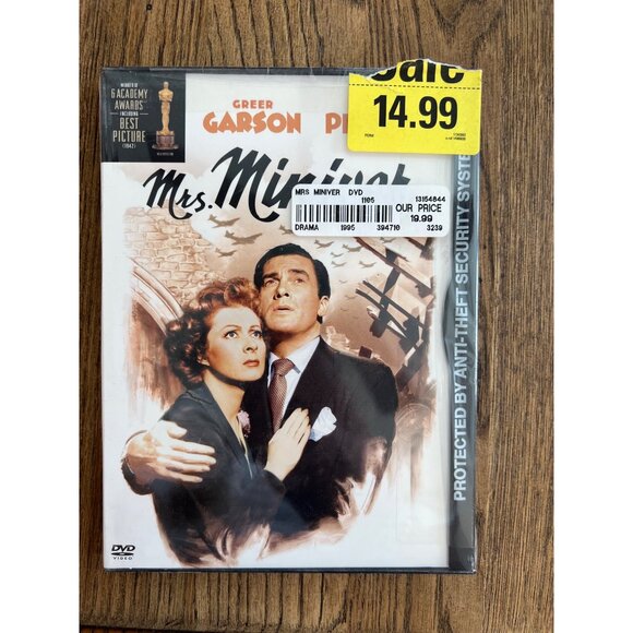 Warner Bros. Other - Mrs. Miniver DVD Drama Classic Movie New Sealed Greer Garson